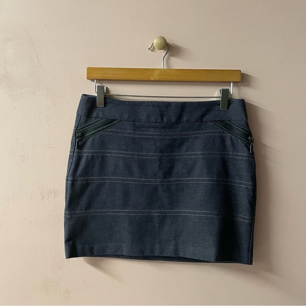 Vintage Y2K BCBGeneration Indigo Mini Skirt Size 8 EUC